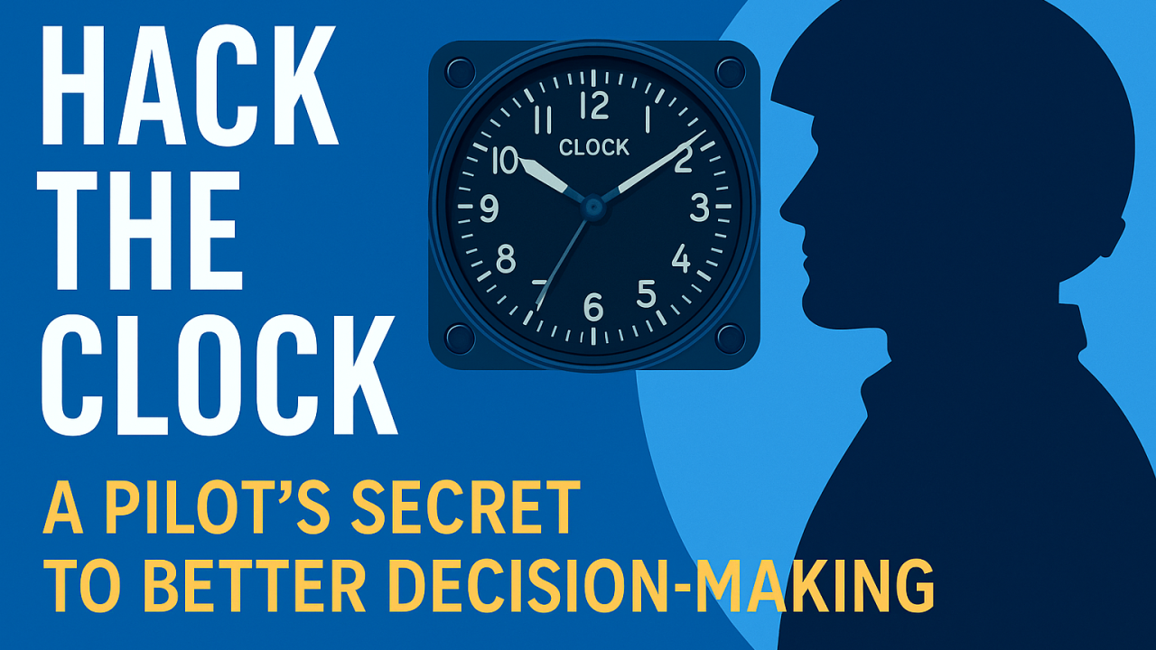 Hack the Clock: A Pilot’s Secret to Better Decision-Making